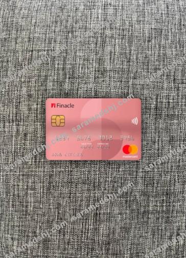 India Finacle bank mastercard photolook front